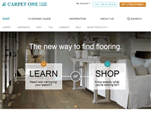 Tablet Screenshot of carpetonemorgantown.com